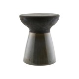 STOOL PABLO CERAMICS GREEN BROWN - CHAIRS, STOOLS